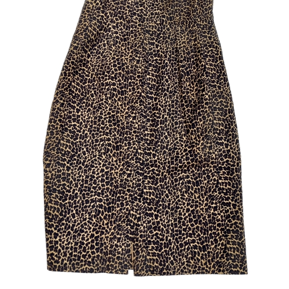 J.CREW Sleeveless Leopard Sheath Dress size 4 - Picture 13 of 14